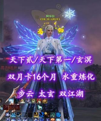 【天下贰/天下第一/玄溟】双月卡16个月！“步云+太玄”双江湖！水重炼化——阿华田
