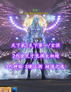 【天下贰/天下第一/玄溟】2代金尺寸龙渊太初翅！3代神临！3境江湖！超值之选——奕珩丶