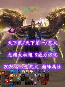 【天下贰/天下第一/荒火（会心）】2025名人堂荒火！龙渊太初翅！9威力炼化！超值之选——何为矜持丶