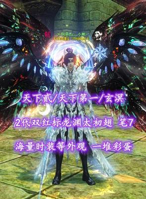 【天下贰/天下第一/玄溟（小法重）】2代双红标龙渊太初翅！笔7！海量时装等外观！一堆彩蛋——乄倒悬山灬小熊