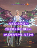 【天下贰/血战/冰心】2代龙渊太初翅！2代至臻翅等外观！3境小八！花草合体——镜台着尘