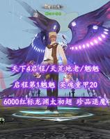 【天下4启程/天荒地老/魍魉】启程第1魍魉！6000红标龙渊太初翅！英魂重甲20！珍品退魔！鱼合体——豌豆小卷卷