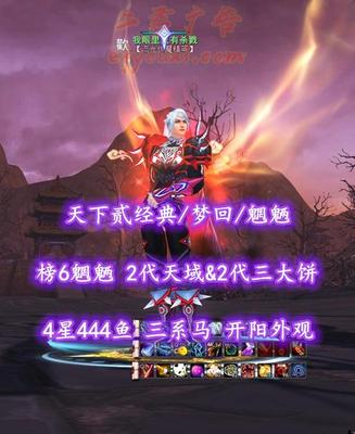 【天下贰经典/梦回/魍魉】榜6魍魉！2代天域&2代三大饼！4星444鱼！三系马！开阳外观——我眼里只有杀戮