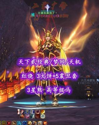 【天下贰经典/梦回/天机】红烧！3大饼+5震旦套！3星熊！高等级马——王姨别黑我了丶