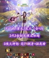 【天下贰/重生/荒火（会心）】2代3金标龙渊太初翅！3境火神怒！笔7+笔9！钢身-CD肩膀——钟神秀