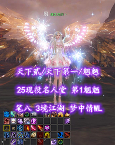 【天下贰/天下第一/魍魉】25现役名人堂！第1魍魉！笔八！3境江湖！梦中情WL——缘生劫灭丶