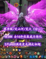 【赛季服/定山河/荒火（会心）】榜3HH！全16件技能威力炼化！笔7！三大珠子！2代6000满速度龙渊太初翅——高进丷