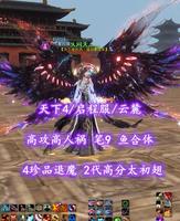 【天下4/启程服/云麓（大法重）】高攻高人祸！笔9！4珍品退魔！鱼合体！2代高分太初翅——乆问天灬灬