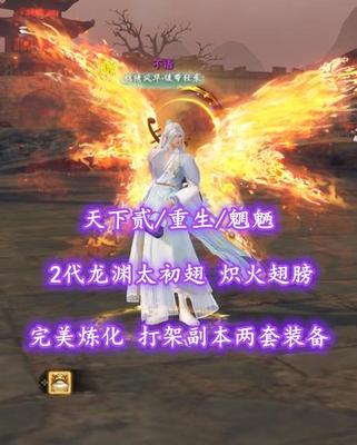 【天下贰/重生/魍魉】2代龙渊太初翅+炽火翅膀！完美炼化！打架副本两套装备——不语