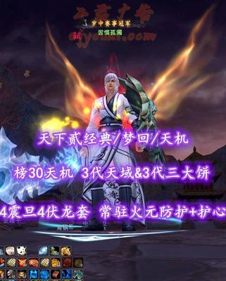 【天下贰经典/梦回/天机（会心）】75满级！榜30天机！3代天域&3代三大饼+4震旦4伏龙套！常驻火元防护+护心！杀手/尸兵/熊三大幻化！3系高等级马！“帝宸+开阳+青花”全系外观——習慣孤獨