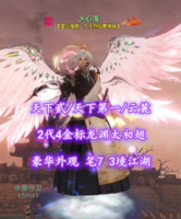 【天下贰/天下第一/云麓（大法重+双速）】2代4金标龙渊太初翅！豪华外观！笔7！3境江湖——乄心海