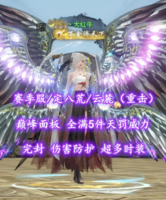 【赛季服/定八荒/云麓（重击）】巅峰面板！全满5件天罚威力！完封+伤害防护——丶大红牛