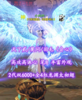 【天下贰/莫问/羽毛（会心）】2代“双6000+全4红”龙渊太初翅！高攻高诛心！笔8！——小肉肉丶