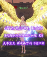 【天下贰/莫问/羽毛（大攻重）】2代高分双红龙渊太初翅+灵尊蓝龙！高攻高万钧！笔8！3境江湖——屮我大爷屮