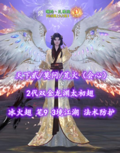 【天下贰/莫问/荒火（会心）】2代双金龙渊太初翅！冰火翅！笔9！3境江湖！法术防护——嘎哈丶扎襙滴